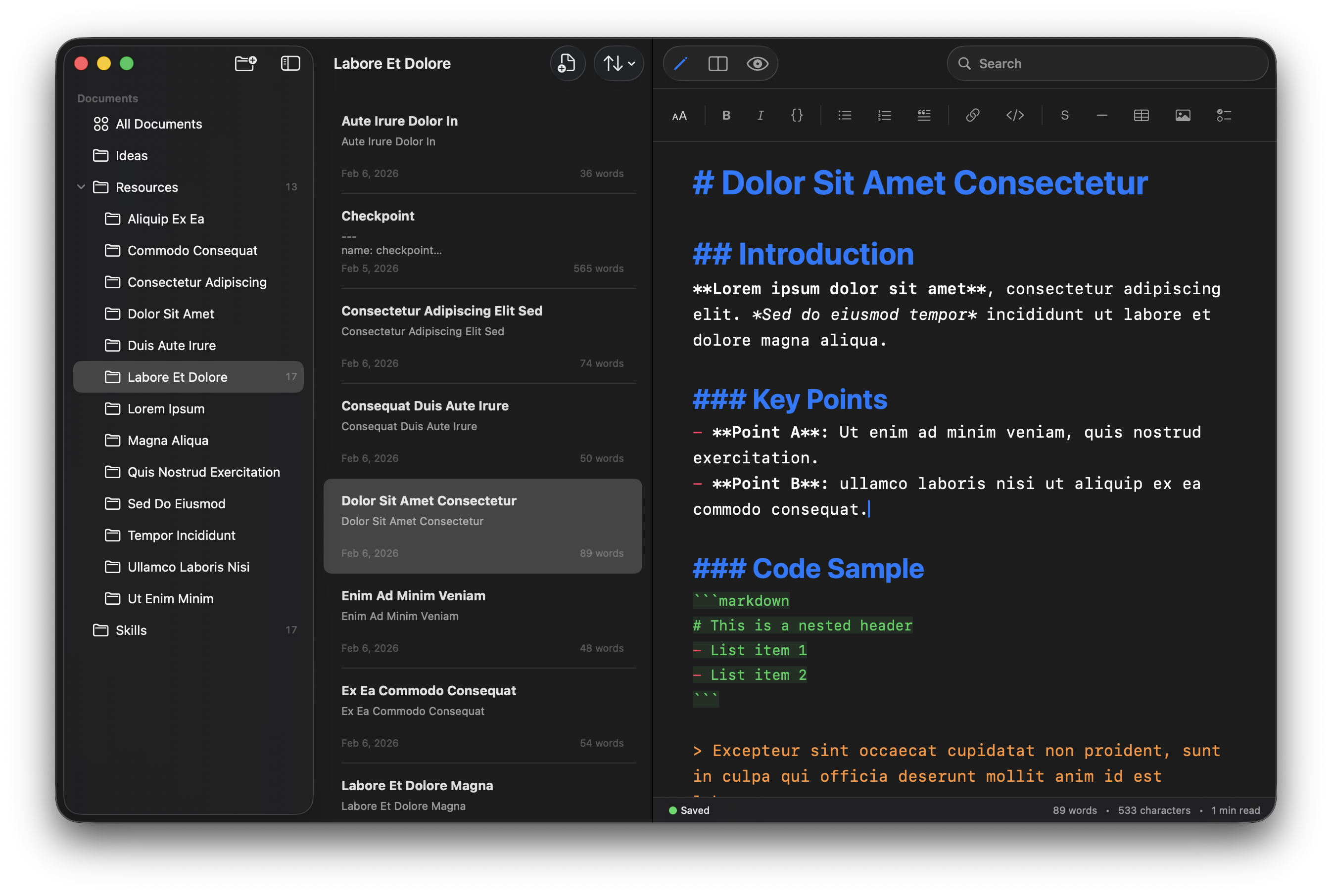 Outerline app preview